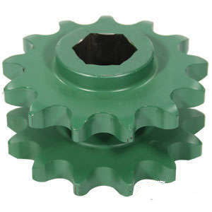 John Deere Baler Lower Drive Roller Sprocket #80 30T / #60 24T  - Fits Round Balers | Replaces  AE74598