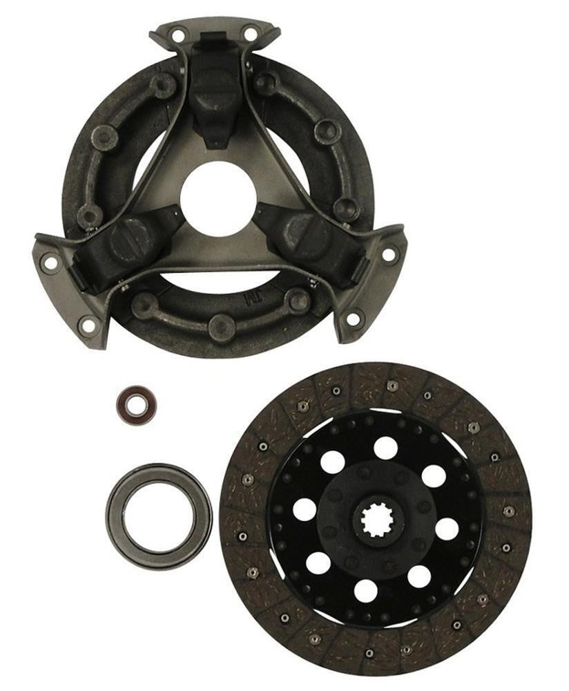 Ford Tractor 1510 Single Stage Clutch Kit - Pressure Plate, Clutch Disc, Release Bearing, Pilot Bearing