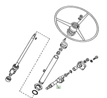 Load image into Gallery viewer, Yanmar Tractor Steering Sector Shaft Replaces 194274-15410, 194145-15410
