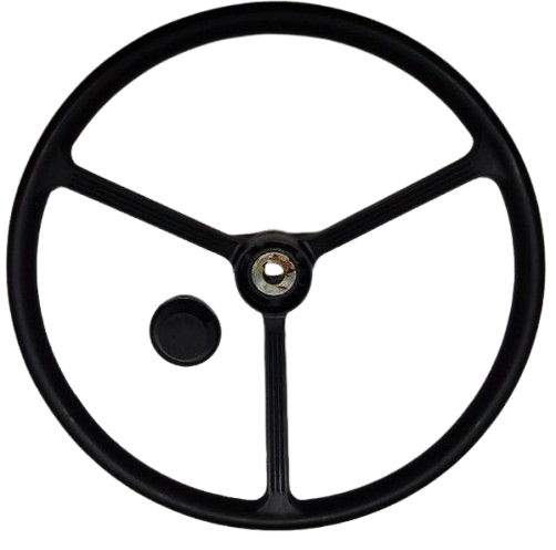 Yanmar Tractor Steering Wheel w/Cap, Keyed Replaces 194145-15710, 194150-15710, 194130-15710